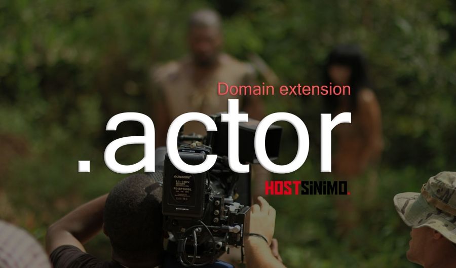 Domain khas .actor untuk pelakon